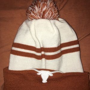 New Era Texas Longhorns Pom Beanie